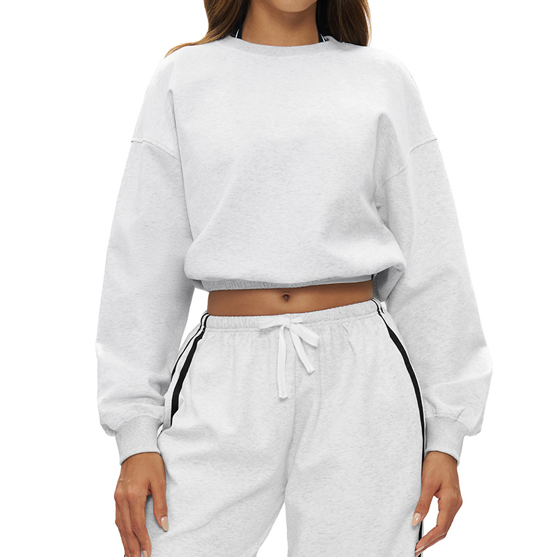 Sweatshirt - White gray
