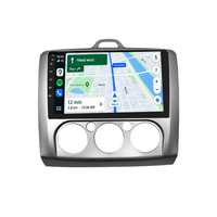 Pour Ford Focus 2005-2014, Navigateur GPS Android avec écran tactile, CarPlay intégré, WiFi intégré, lecteur radio, cartes mondiales