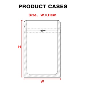 Nhựa trong suốt Ziplock đóng gói túi Nắp kéo túi OPP cho điện thoại di động Phụ kiện trang sức tóc pin trường hợp - Product Image 2