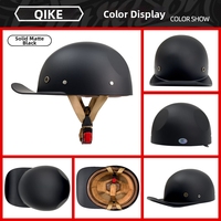 Casco Retro Abierto para Ciclismo, Estilo Béisbol, para Chicas, Material ABS, Certificado 3C, para Motocicleta y Bicicleta Eléctrica, para Todas las Estaciones