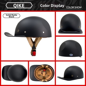 Casque de moto ouvert rétro pour filles, style casquette de baseball, en ABS, certifié 3C, toutes saisons, pour vélo électrique et moto - Product Image 5