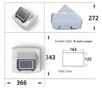 Boîtier d'équipement esthétique médical moulé sur mesure en ABS, support d'instrumentation blanc pour machine de beauté