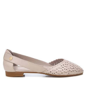 Ballerines pour femmes Carmela 161581, chaussures plates couleur taupe - Product Image 1
