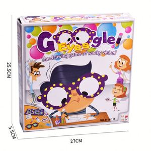<strong>Pointless</strong> <strong>Board</strong> <strong>Game</strong> Google Eyes Painting English Glasses DIY You Draw I guess Children's Puzzle Table Funny Toys - Product Image 5