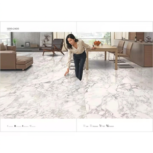 Losas de porcelana pulida Satuario Himalaya de 1200x2400 mm para decoración de interiores y paredes de alta gama - Product Image 3