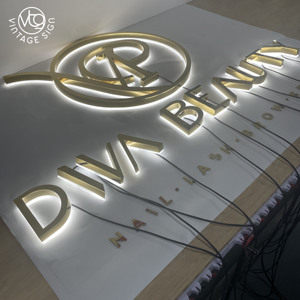 Letrero Luminoso con Logotipo y Letras LED 3D Retroiluminadas Personalizadas para Salón de Belleza y Negocios - Product Image 4