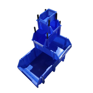 <b>Plastic</b> Storage Bins Rectangle Blue 210x105x95mm No Lid General Packaging Standing Type Parts <b>Box</b> - Product Image 5