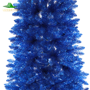 Árbol de Navidad Artificial de 1.5m-3m, Brillante, Completamente de PVC, para Decoración Navideña del Hogar, para Sala de Estar Interior - Product Image 2