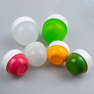 Tarro de crema de fondo redondo personalizado de 75g-500g, <span class=keywords><strong>mascarilla</strong></span> esmerilada, tarro de <span class=keywords><strong>mascarilla</strong></span> <span class=keywords><strong>para</strong></span> el <span class=keywords><strong>cabello</strong></span>, tarro dispensador colorido <span class=keywords><strong>para</strong></span> el cuidado de la piel () - Product Image 4