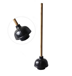 आइटम सं. 2219 शौचालय भराव ठीक क्लोज्ड दबाव मूल बाथरूम 20.9 "pvc चूसने वाला शौचालय एक लंबी लकड़ी के साथ - Product Image 4