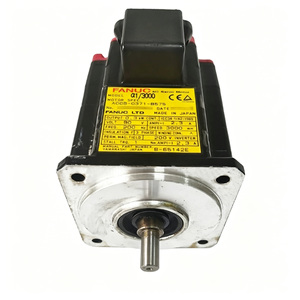 Motor AC Fanuc Alpha 1/3000 A06b-0371-B575 A06b-2371-B575 en stock con ventilador IP65 para eje de alimentación de máquina herramienta - Product Image 4