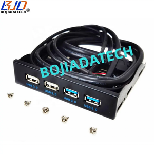 Casing komputer PC 3.5 ", Panel depan Floppy Bay dengan 2 * USB 3.0 + 2 * konektor USB 2.0 tersedia - Product Image 3