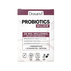 Drasanvi Probióticos para Mujer, 20 Cápsulas, Suplemento para Mujeres - Product Image 1