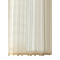 100% Polyester Blanc Sheer Rideau Tissus Haute Qualité Tissé Ménage Décoration Stripe pour Fenêtre