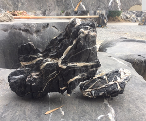 Pietra Seiryu Bianca e Nera per <span class=keywords><strong>Acquario</strong></span>, Pietra Decorativa <span class=keywords><strong>Naturale</strong></span> per Giardino e Paesaggistica, per Acquari e Rocce - Product Image 1