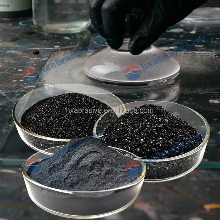 黒色炭化シリコン600グリット/カーボランダム粉末黒色炭化水素粉末JIS320 # JIS400 # JIS500 # JIS600 #