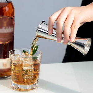 Jigger de Acero Inoxidable para Whisky, 1oz/2oz, Estilo Japonés, Herramienta de Bar - Product Image 5