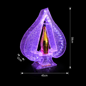 China factory customize Whisky Vodka Acrylic Nightclub Illuminated Led Bottle Service Presenter Glorifier Vip Display - Product Image 5