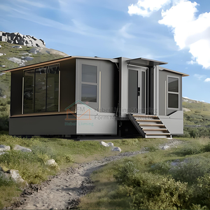 Double Wings Erweiterbare Holzmaserung Farb container haus Kleine Schmetterlings erweiterung 20ft/40ft für Hotels Warehouses Shops - Product Image 3