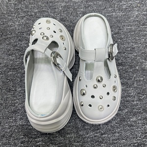 Sponge Cake Thick Soled Women's Casual Sandals for Summer 2026, New Style for Wearing with a Toe Cap and a Cool <strong>Mop</strong> - Product Image 4