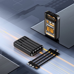 Batería Externa Portátil Mini de 10000mAh y 10W con Cables Integrados, Carga Rápida, Pantalla Digital y Luz LED - Product Image 5