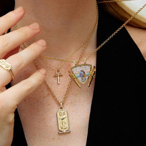 In Zircone da donna spada serpente gigante ciondolo occhio del diavolo personalizzato luce di lusso apertura di tendenza - Product Image 2