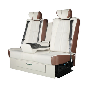 Asiento trasero de coche de cuero motorizado eléctrico de lujo ANSHI Vip para ajuste Interior MPV VAN RV limusina Campervan Motor home - Product Image 4