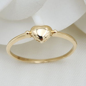 Кольцо для помолвки из цельного золота MaiYi 9К/10К/14К/18К с сердечками для женщин - Product Image 3