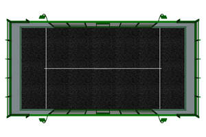 Sports Equipment Customized Size Outdoor Indoor Panoramic Padel <strong>Court</strong> Portable Paddle Tennis <strong>Court</strong> - Product Image 5