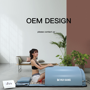 เตียงทำความร้อนที่มีคุณภาพสูงต่ำ EMF เจอร์เมเนียมและทัวร์มาลีนสปาแคปซูลโฟตอนแสงอินฟราเรดซาวน่าโดม - Product Image 2