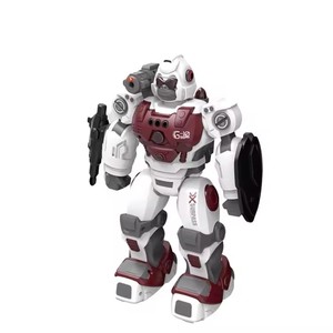 <span class=keywords><strong>Robot</strong></span> jouet RC à détection gestuelle, <span class=keywords><strong>robot</strong></span> policier pulvérisateur de fumée, <span class=keywords><strong>robot</strong></span> programmable à commande gestuelle 2.4G avec tir de balles - Product Image 2
