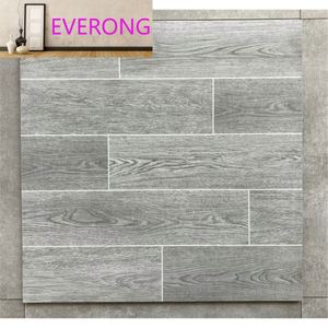 Carreaux de sol et de mur en bois grainé de style industriel moderne 60x60cm, finition mate, résistants aux acides, antidérapants, parquet pour intérieur - Product Image 6