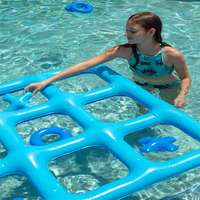 Beliebtes individuelles Tic-Tac-Toe-Spiel Erwachsenen-Kind-Strandparty aufblasbarer Pool schwimmendes Spielzeug-Spielzeug für Kinder Wasserspielzeug
