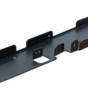 Plaque de montage en tôle d'acier OEM avec fentes de ventilation pour armoire industrielle et équipement électrique, modèle personnalisé de marque - Product Image 1