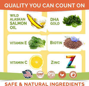 Minyak ikan Omega 3 6 9 anjing pereda alergi sendi kesehatan kulit gatal minyak Salmon kunyah EPA DHA asam lemak suplemen hewan peliharaan - Product Image 4