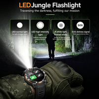 Nuevo Reloj Inteligente con GPS y Brújula para Exteriores, Mapa Offline, Monitor de Actividad Física, Frecuencia Cardíaca, Llamadas Bluetooth, Relojes Inteligentes Deportivos Profesionales para Hombre