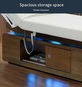 Lash Bed Salon Mesa De Massagem Curvo Beleza Facial Spa Camas Elétricas Mesas Cílios Esteticista De Cadeira Lash Bed - Product Image 3