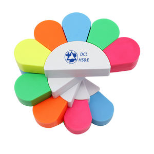 Marqueurs en plastique personnalisés avec motifs <span class=keywords><strong>de</strong></span> fleurs drôles, 1 pièce, cadeaux promotionnels pour enfants étudiants - Product Image 2