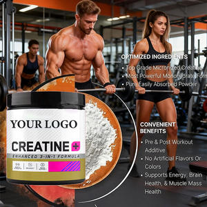 Créatine monohydratée pure en poudre instantanée micronisée, complément alimentaire pour la croissance musculaire, nutrition sportive pour adultes, énergie, endurance, récupération - Product Image 2