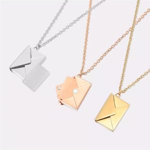 Bijoux fantaisie enveloppe collier médaillon collier Photo <span class=keywords><strong>Bff</strong></span> gravé nom collier en acier inoxydable personnalisé Couple personnalisé - Product Image 1