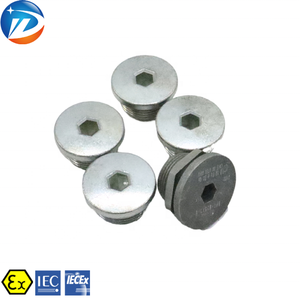 Tapón <span class=keywords><strong>de</strong></span> Rosca <span class=keywords><strong>Macho</strong></span> NPT Métrico G IP66 <span class=keywords><strong>de</strong></span> Latón y <span class=keywords><strong>Acero</strong></span> <span class=keywords><strong>Inoxidable</strong></span>, Impermeable y a Prueba <span class=keywords><strong>de</strong></span> Explosiones, con Certificado ATEx IECEx - Product Image 5