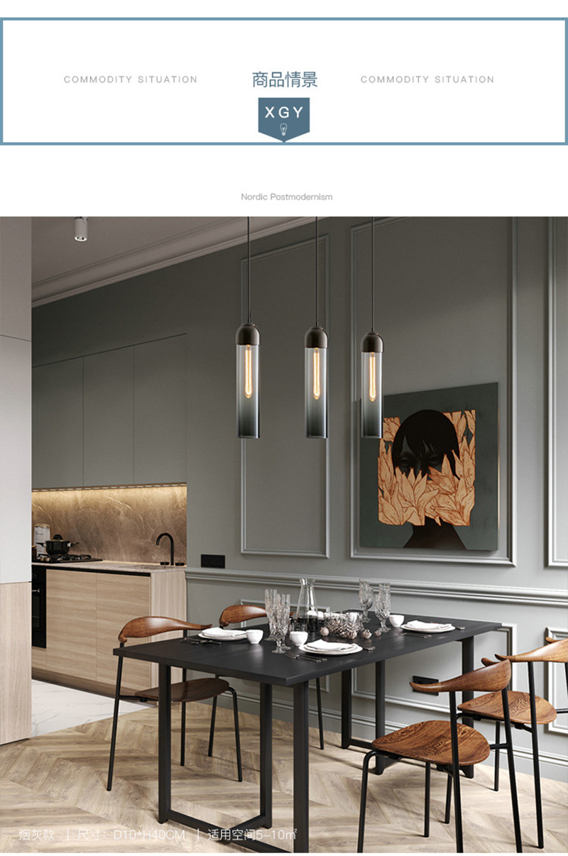 Different Types Hanging Pendant Lights 1 Light Mini Pendant Light With Glass For Indoor Home Kitchen Bar
