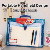 Pochette en PVC transparente personnalisée en gros avec poignée, sac de rangement étanche à fermeture éclair pour documents et voyages