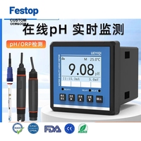 Contrôleur de pH industriel en ligne, détecteur, moniteur de qualité de l'eau des eaux usées, électrode ORP, capteur de valeur, testeur UE-PH130
