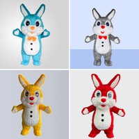Vente chaude Fun Tuku Dessin Animé Poupée Grand Lapin Gonflable Poupée Gonflable Dessin Animé Mascotte Vêtements pour Performance Sur Scène