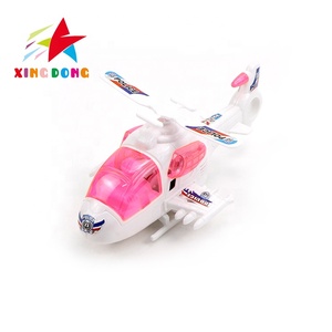 Avión de juguete de plástico con luz, cápsula de avión de plástico, línea de tracción pequeña - Product Image 1