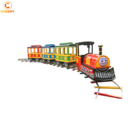 Attractions Fairground Rides Thomas Style Track Train Enfants Amusement électrique Ride on Train Jeux personnalisés pour enfants Parc intérieur