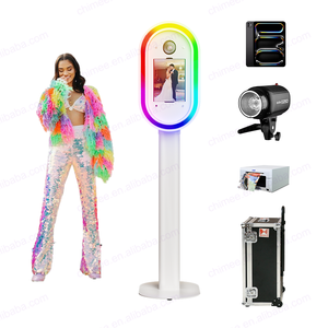 Fantaisie auto Dslr Photobooth coque numérique iPad cabine avec miroir Salsa Photo Booth Machine événements mariage Photo Booth boîtier en métal - Product Image 2