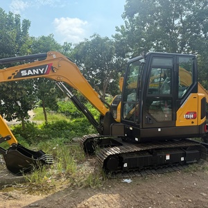Excavadora SANY SY55U Usada, 95% Nueva, 5.5 Toneladas, Original con EPA y CE, Mini Excavadora para Granja y Hogar, SANY 55 en Venta - Product Image 1