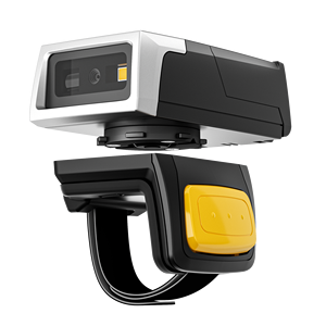 Henex H500เครื่องสแกนบาร์โค้ดแบบสวม1D/2D เครื่องอ่านบาร์โค้ดวงแหวน NFC BT 600mA แบตเตอรี่เปลี่ยนได้ง่ายสำหรับโลจิสติกโครงการ - Product Image 6
